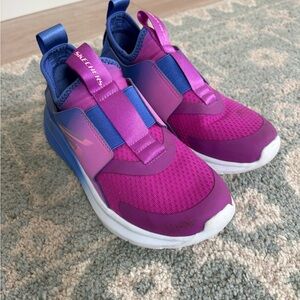 Skechers Kids' Vibrant Purple and Blue Sneakers
